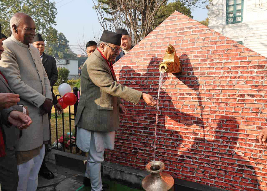 मेलम्चीको पानी काठमाडौंमा पुनर्वितरण, प्रधानमन्त्रीले शुभारम्भ गरे