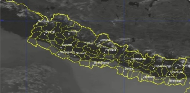 पहाडी क्षेत्रमा वर्षा, तराईमा हावाहुरीको सम्भावना