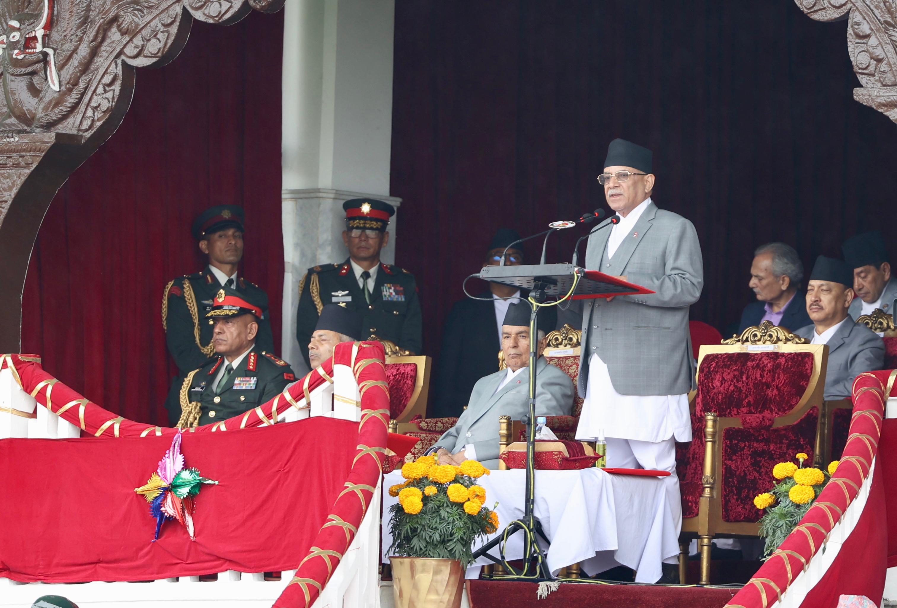 गणतन्त्र सामाजिक न्यायसहित समृद्ध नेपाल निर्माण गर्ने प्रयासको प्रतिफल हो : प्रधानमन्त्री