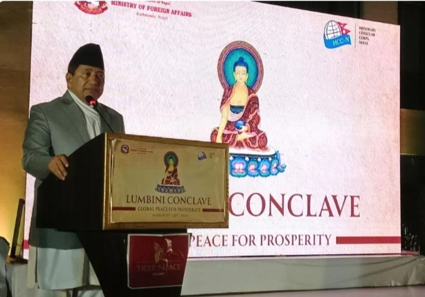 लुम्बिनी बौद्ध दर्शनको उद्गमस्थल : उपप्रधानमन्त्री श्रेष्ठ