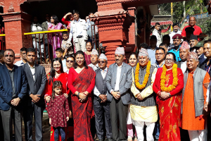 राष्ट्रपतिद्वारा दक्षिणकाली मन्दिरमा पूजाअर्चना