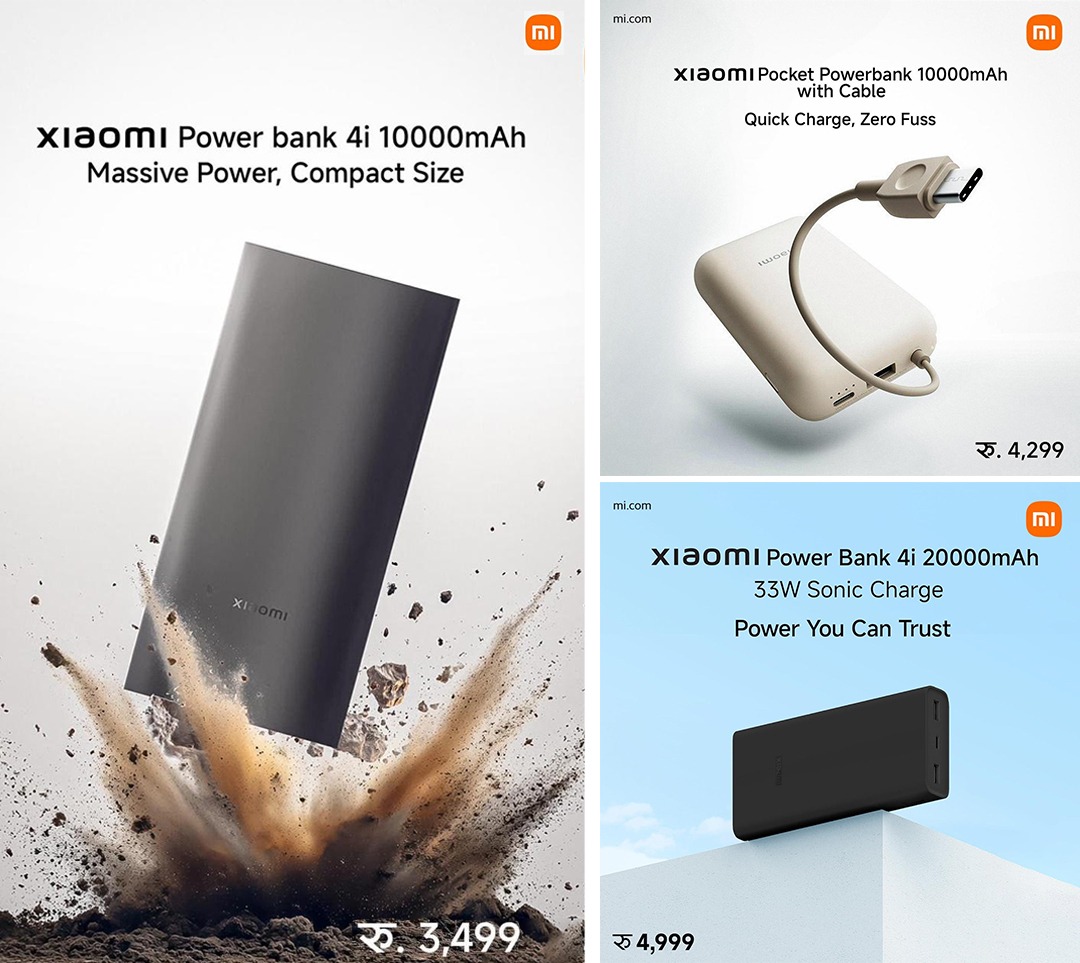 Xiaomi Introduces Versatile New Power Banks in Nepal with High-Capacity Fast Charging Options